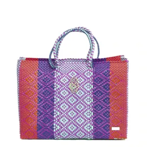 Lola's Bags Colorful Travel Tote & Clutch Set - Long Strap