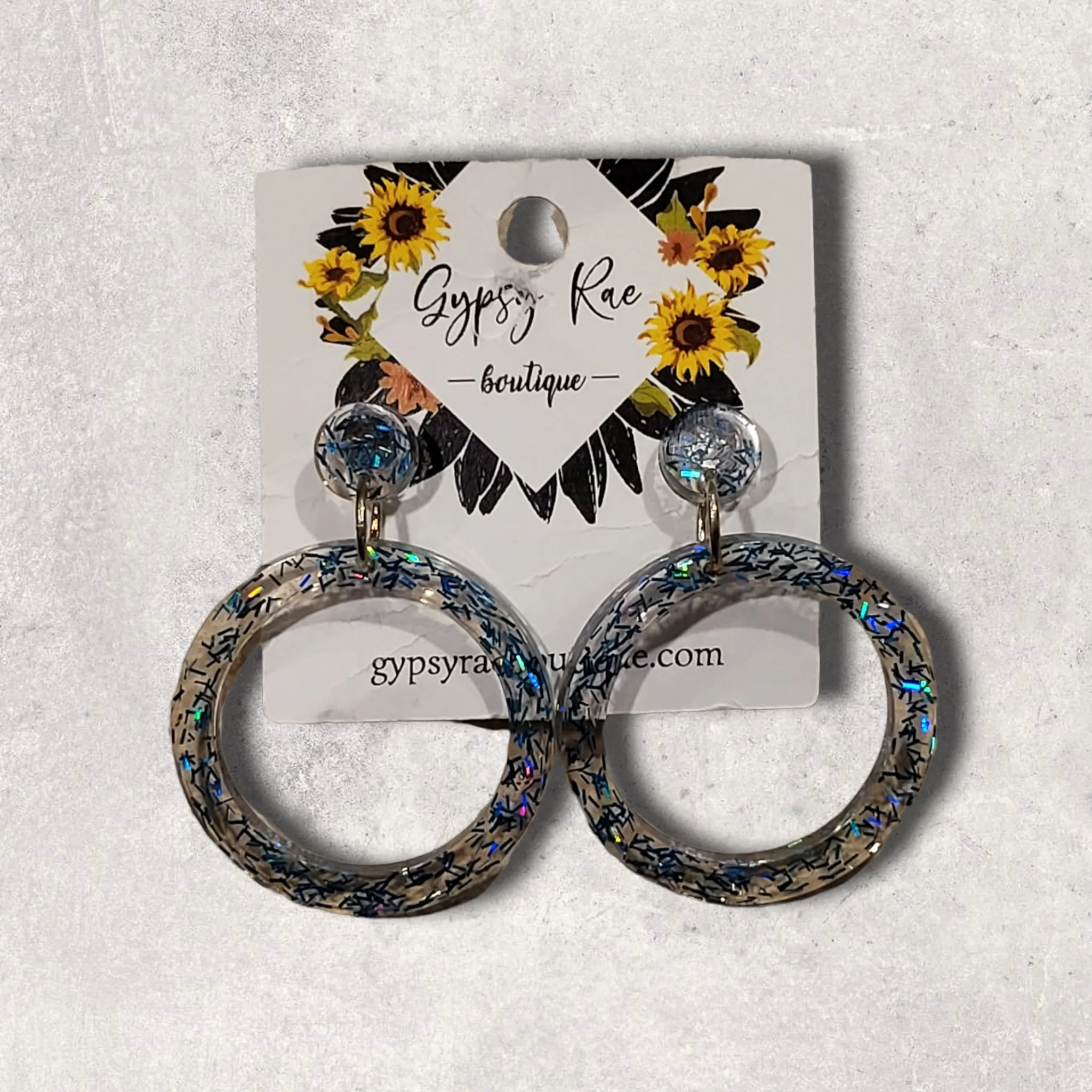 Round Small Open Statement Earrings