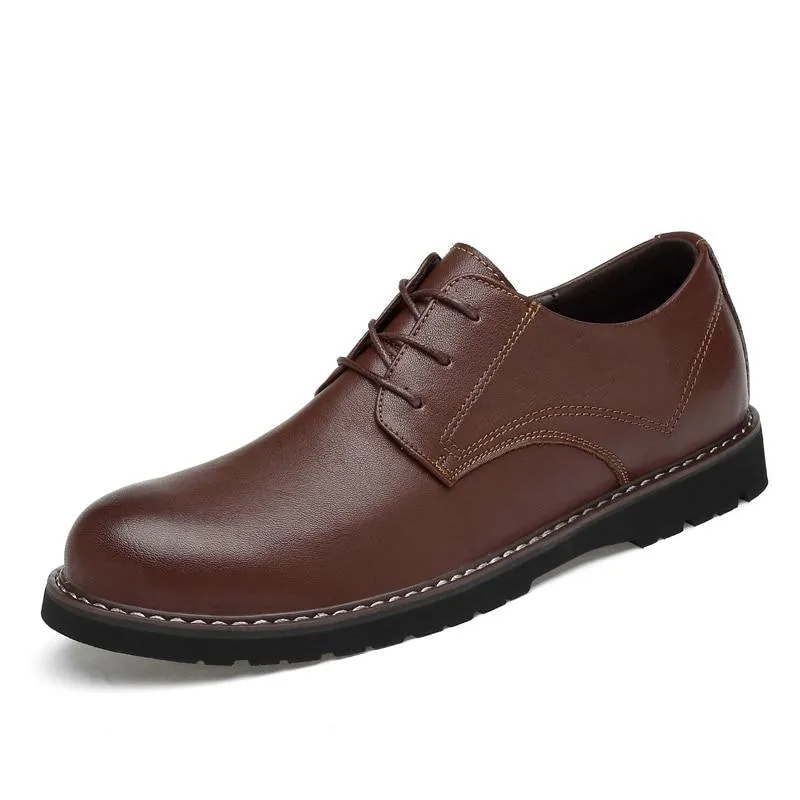 West Louis™ Business Men's Breathable Flat Oxford Shoes